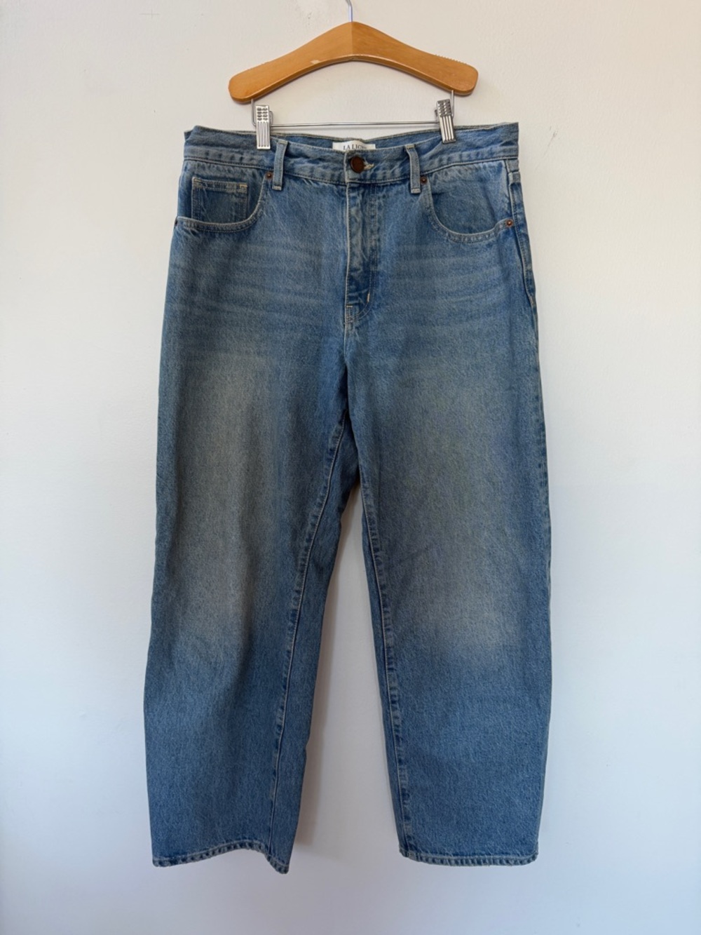La Ligne Women’s Marilyn Mid-rise Barrel Leg Jean